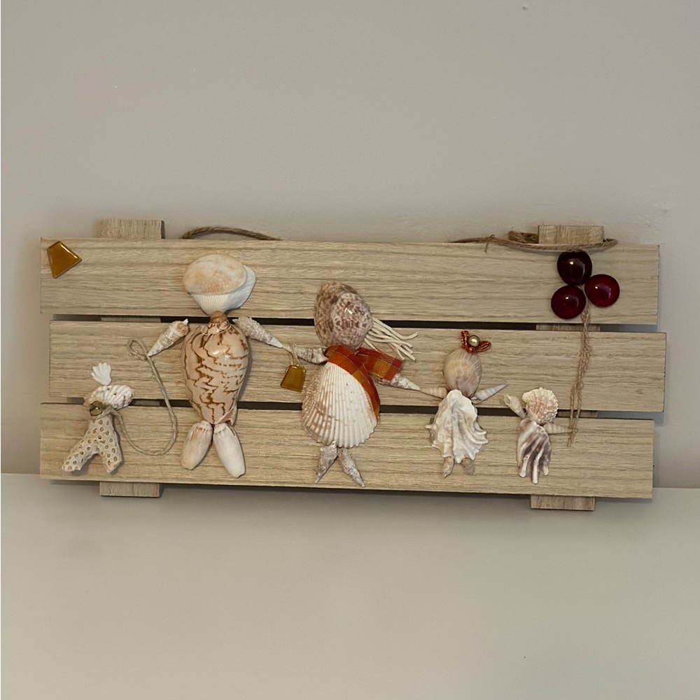 Handmade Coastal Shell Wall Art